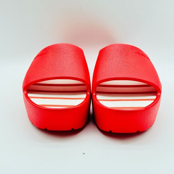 Lemon Jelly Sandals Womens 9.5 EU 40 Red Platform Slip On Slides Summer - Picture 9 of 13